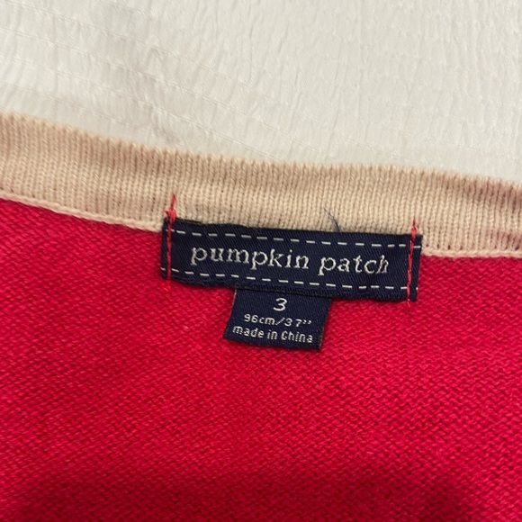 Pumpkin Patch red cardigan - Picture 3 of 4